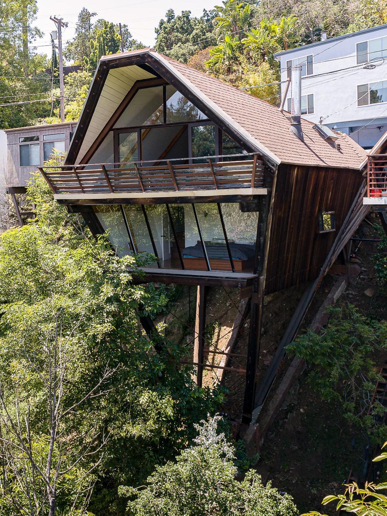Iconic Gesner Boat House Wview Of Hollywood Sign Casa vacanze Los Angeles